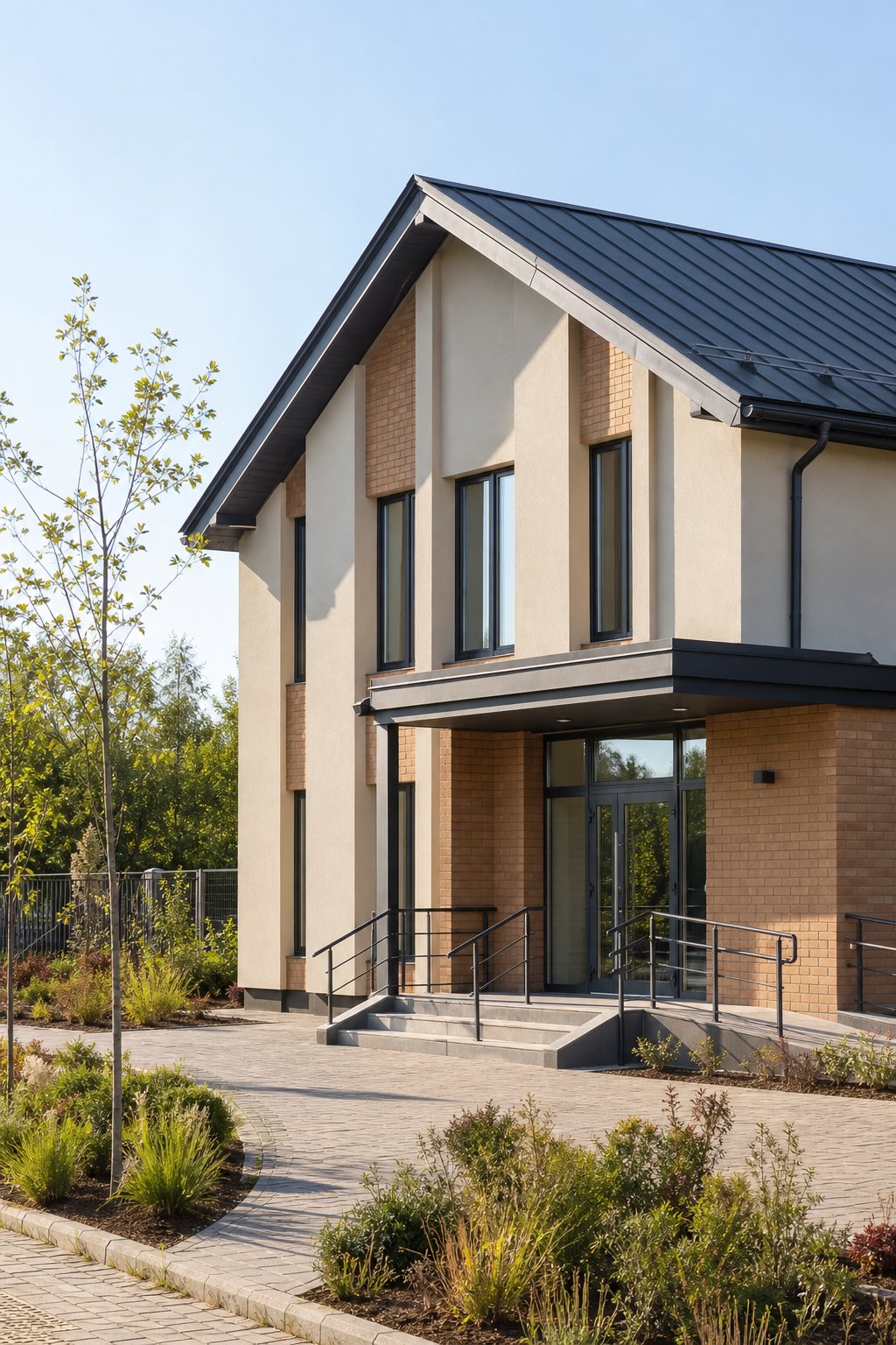 Energy-efficient Ukrainian recovery building